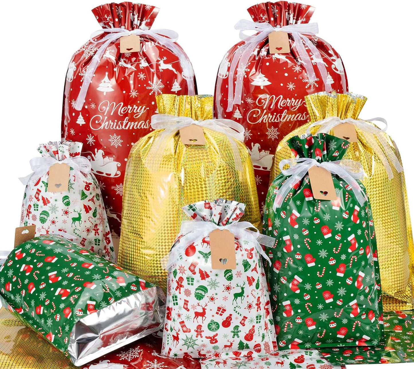 Kringle Express Drawstring Gift Bags