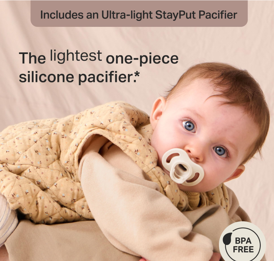 Ultra-Light Silicone Pacifier